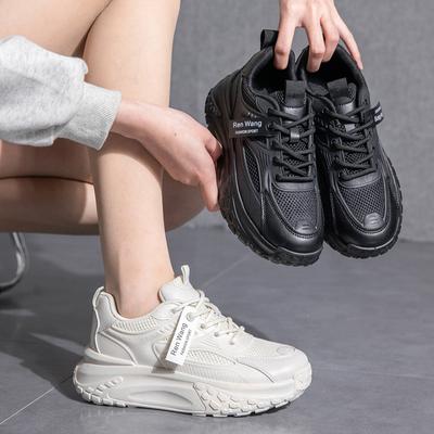 Dad Shoes Women's Spring and Autumn New Muffin Thick-soled Versatile Casual Sports Shoes Small Height-increasing Running Shoes