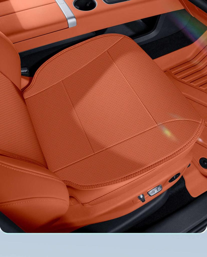 Leapmotor Seat Cushion: Universal, Breathable, Leather, Four-Season Fit for C10/B01/C11/C16.