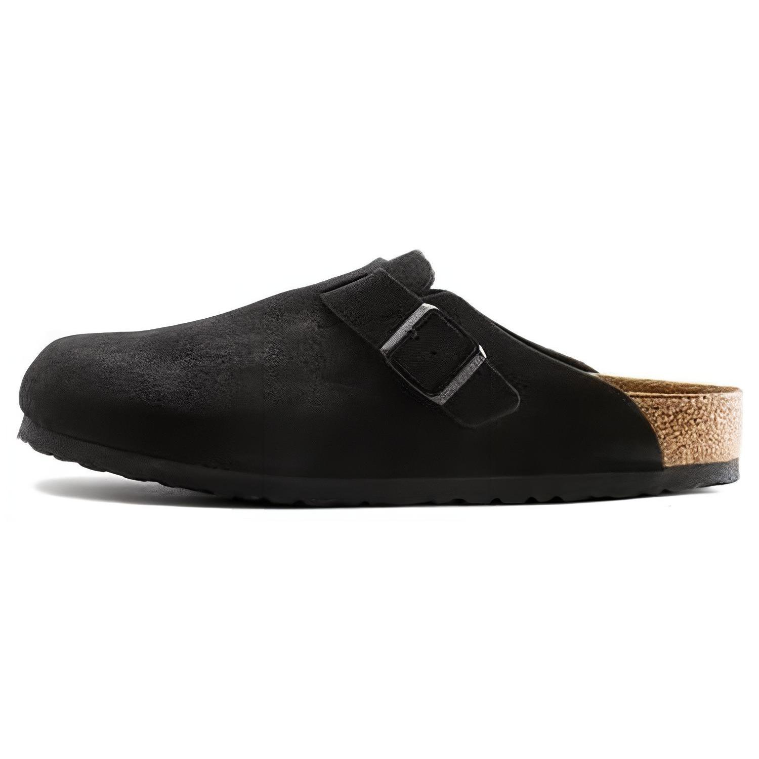 Boston Birkenstock Soft Footbed Narrow  Black  0660473 37