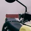 1Pair Vintage Hand Grip for Motorcycle Ergonomic Rubber Throttle Grip Wear Resistant Anti Skid Design Motorcycle Accessories
