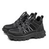 Men's Anti-Puncture Breathable Safety Protective Shoes Steel Toe Wear-resistant Work Boots Men's Protective Hiking Boots Plus Size 36-48