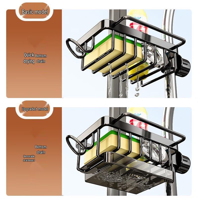 Küchenarmatur Ablageregal & Abtropfkorb