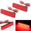 2Pcs For Opel Vauxhall Vivaro Movano A Nissan Primastar Renault Trafic Master Rear Bumper Reflector Red Shells OEM:9160858