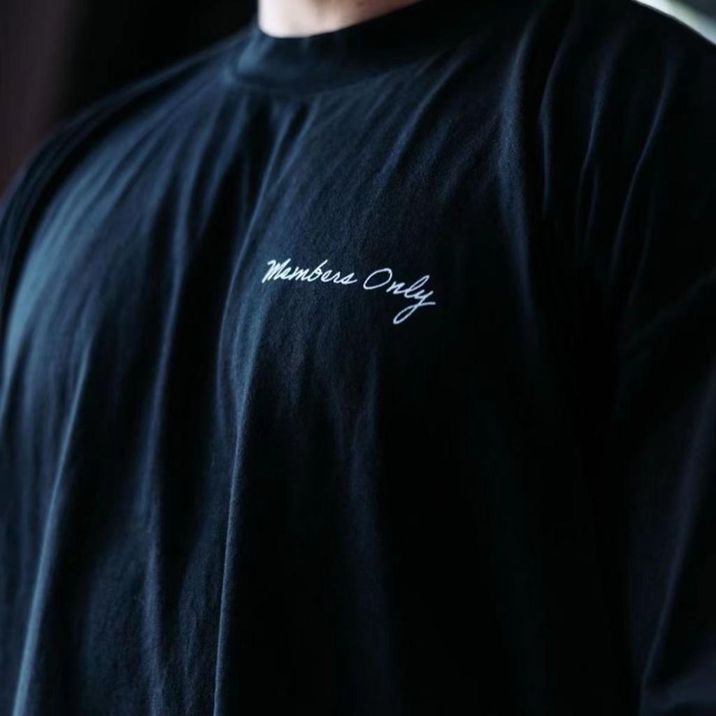 Summer Sports Print Men's Loose Tshirts High Street Round Neck T-shirt Fitness Short Sleeves Tops