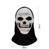 Creepy Halloween Full Head Skull Mask, Adult Entire Head Realistic Latex Helmet, Scary Skeleton