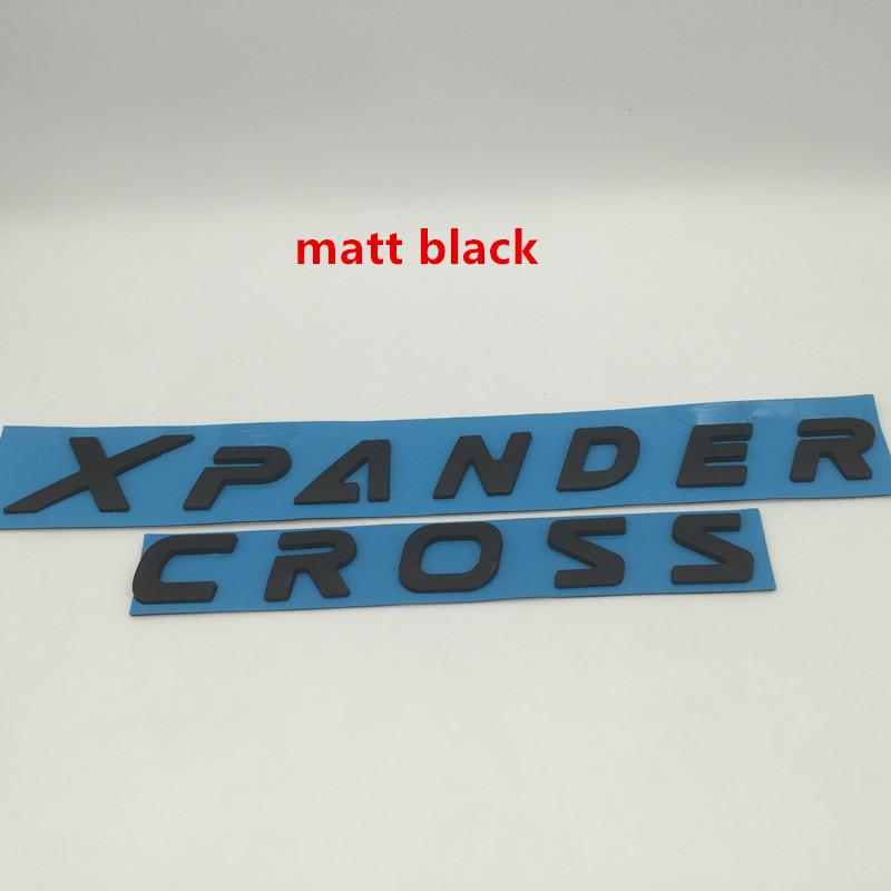1pcs 3D ABS for XPANDER CROSS Car Letters Front Hood Bonnet Grill Emblem Rear Trunk Badge Sticker Decal Styling Accessories