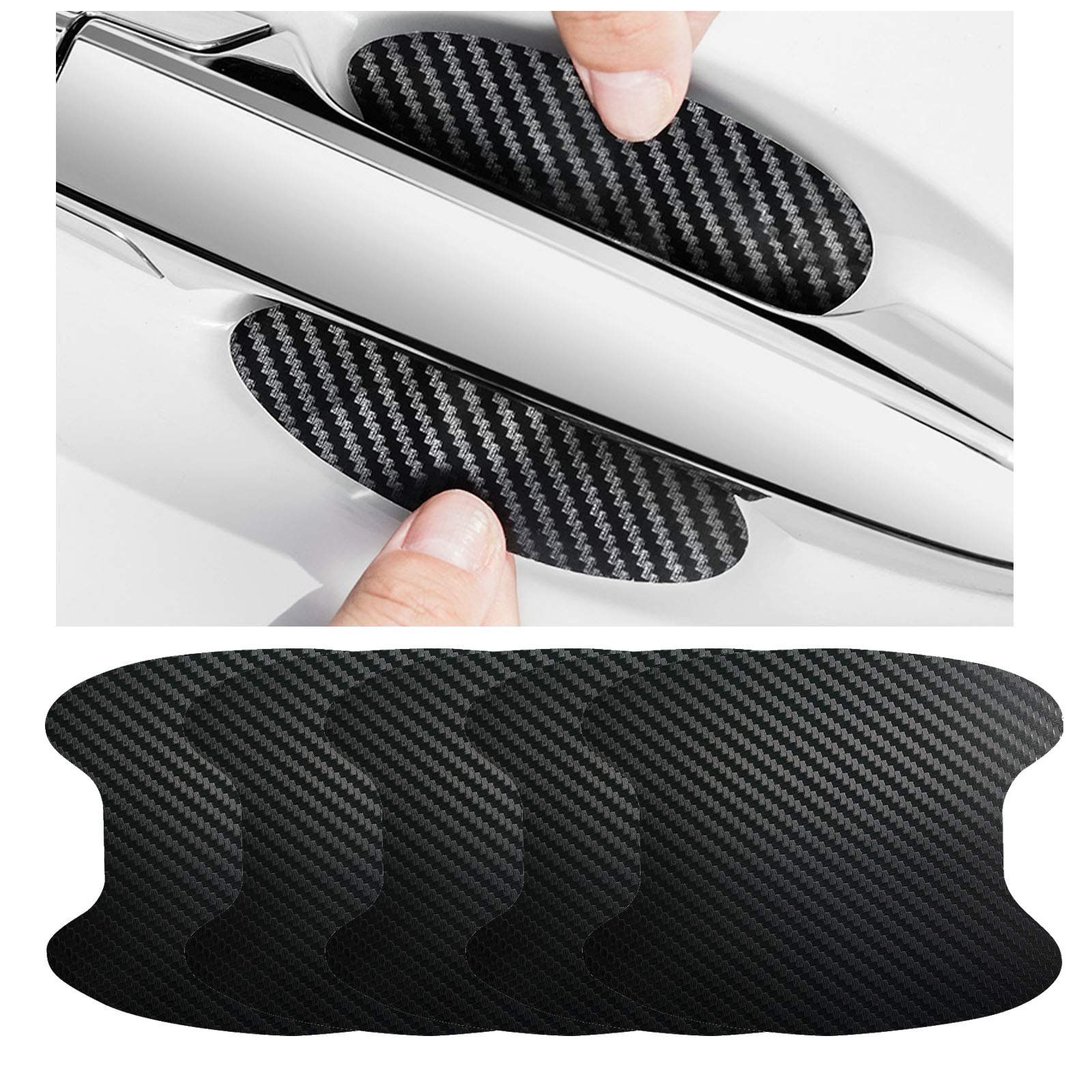 5 pieces Door handle protector Crown: 22# series/Harrier: 6# series/Prius чёрный