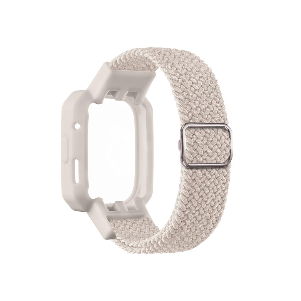 Nylonový pásek na hodinky pro Xiaomi Mi Watch lite 1 2 3 Náramek s pleteným elastickým tkaným řemínkem pro hodinky Xiaomi Redmi Watch 3 2 1