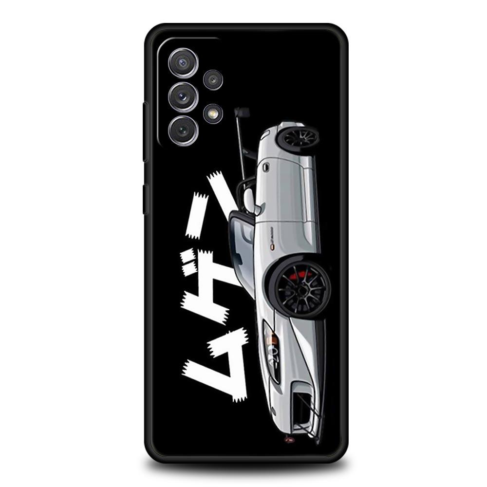 JDM Tokyo Drift Sports Car Phone Case For Samsung A51 A71 A21S A12 A11 A31 A41 A01 A03s A52 A32 A22 A13 A23 A33 A53 A73 5G Cover