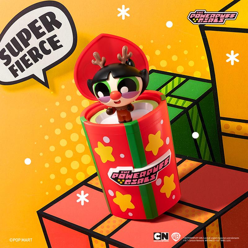 POP MART Figurinele Seriei Surpriză de Petrecere Powerpuff Girls Cutii Oarbe (Pachet Individual / Set de 9 Piese)