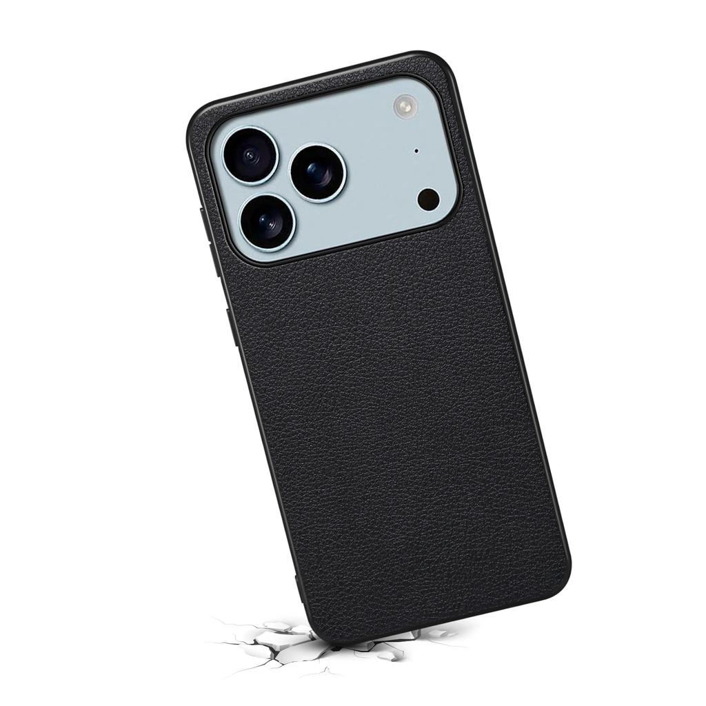 EUCAGR For iPhone 17Air 17Pro Max Luxury PU Leather Phone Back Case Cover for iPhone 17 17Air 17 Pro Max Shockproof Bumper Coque