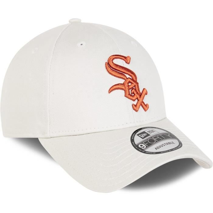Casquette New Era 9Forty Strapback - Chicago White Sox - stone toffe - Homme - 100% coton