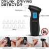 Alcohol Tester,police Accurate Alcohol Meter,Professional Alcohol Tester With 12 Mouthpieces Lcd Screen sty-1