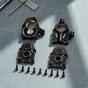 Front Axle Weights Black Electroplated Brass with Screws Precision Machined Wheel