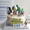 Dinosaur Superhero Cake Toppers for Boys' First Birthday Party Decorations