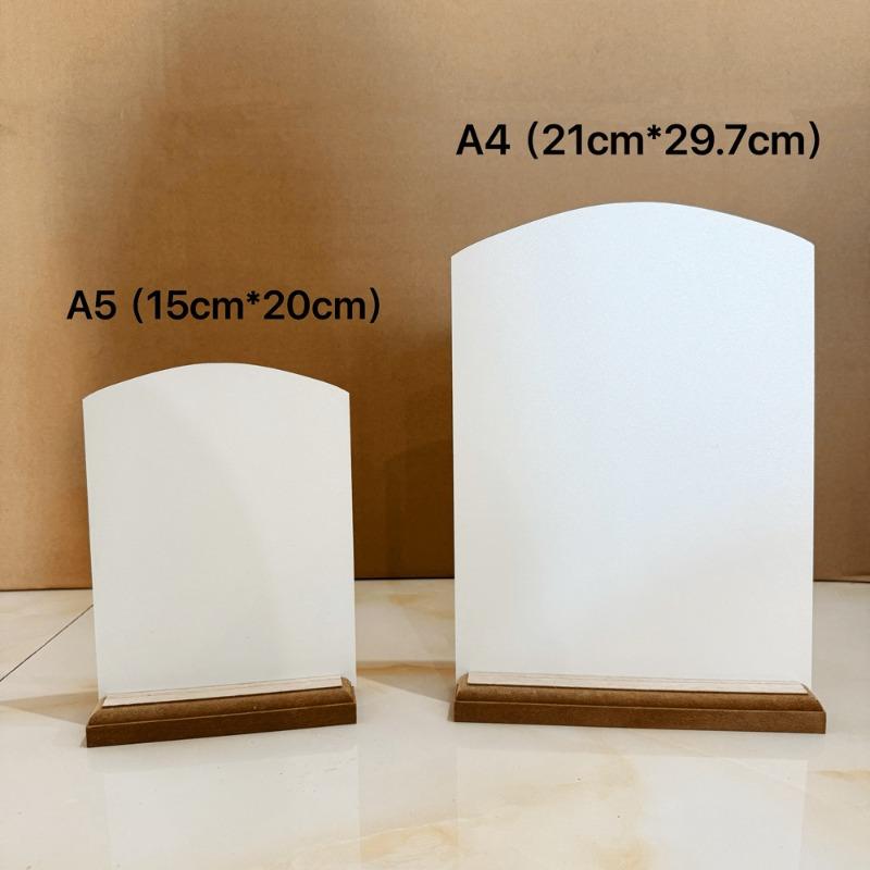 New Wooden Mini Blackboard Handicraft Message Board Sign, Wedding Birthday Party Decoration Base Head Piece