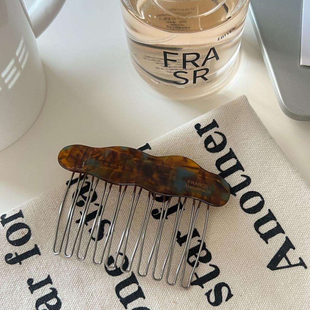 Small Size 7 Teeth Insert Comb Clip Women Hair Styling Hairpins Women Headwear Jewelry Bangs Broken Hair Comb Clip Girls Gifts