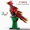 715PCS medieval flying dragon compatible Building Blocks Home Decoration Model Adults Gift
