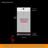 Self-Adhesive Transparent Jewelry Earring Bags with Header and Hanging Hole