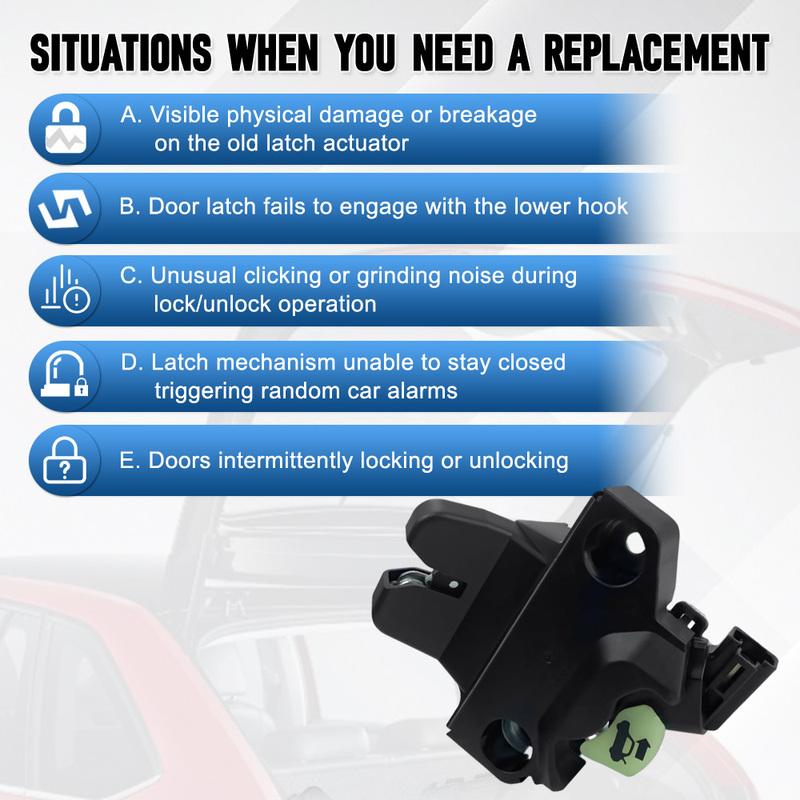 Car Tailgate Boot Trunk Door Lock Latch Actuator 3 P for Toyota Corolla 2015 2016 2017 2018  64610-02170 64610-02171