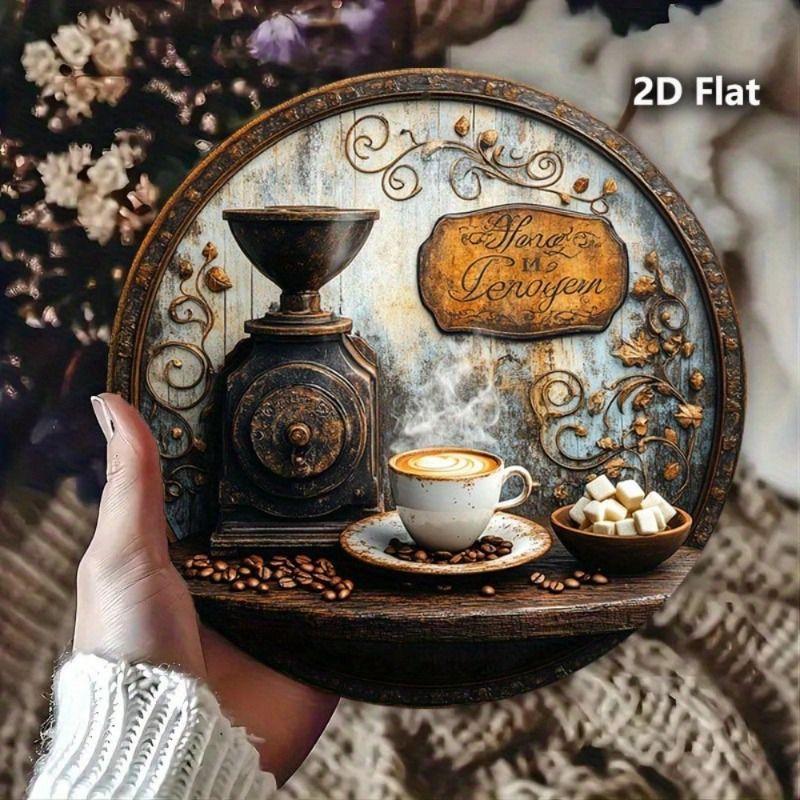 Retro Metal Tin Sign, Wall Art Home Decor, Vintage 2D Plaque