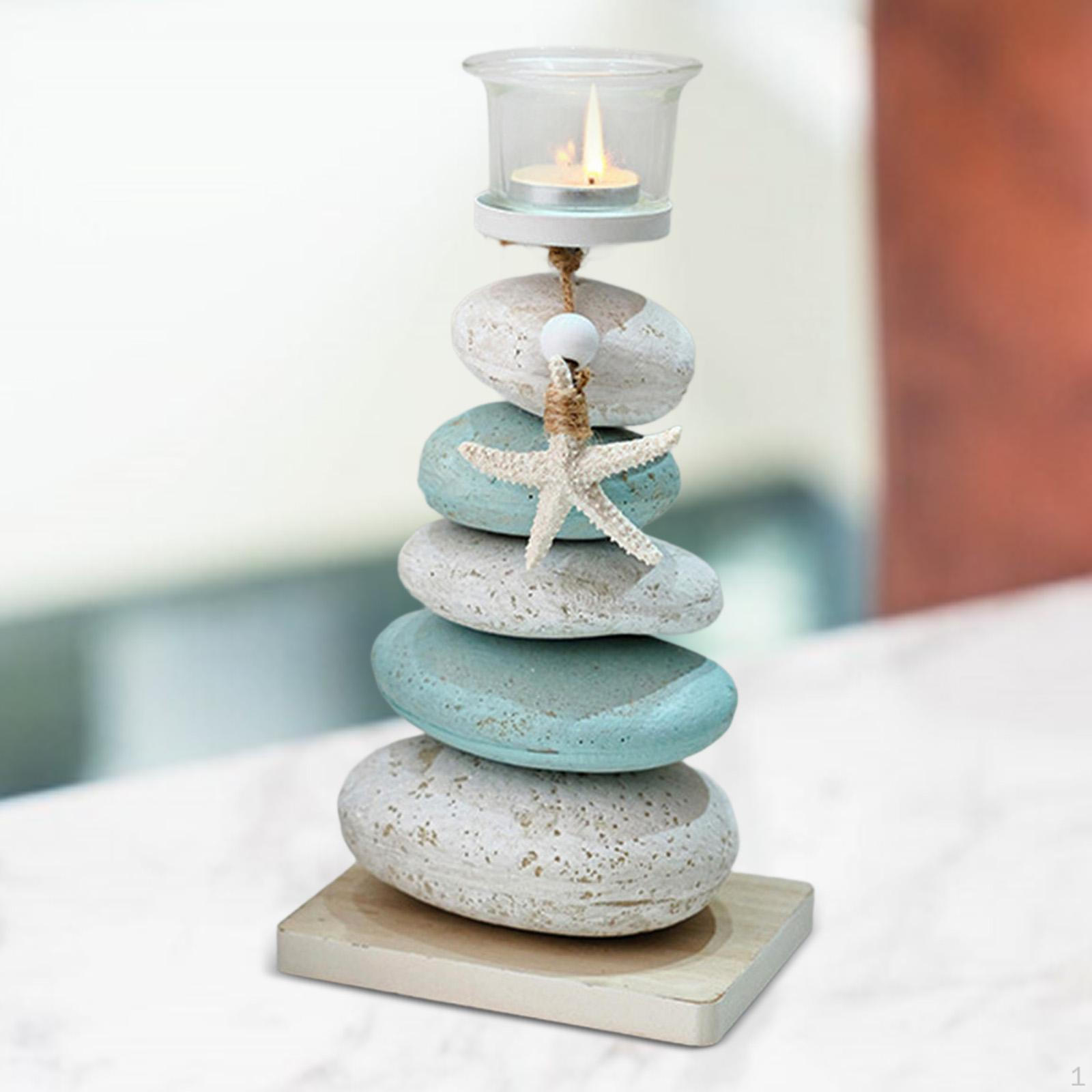 

Морской подсвечник, подсвечник, подставка для свечи, чаша, европейский подсвечник для чайной свечи для вечеринки Green White