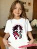 Demon Slayer Main Characters TShirt for Men Women Kids Tanjiro Nezuko Inosuke Graphic Tee Oversized Cotton Short Sleeve Top