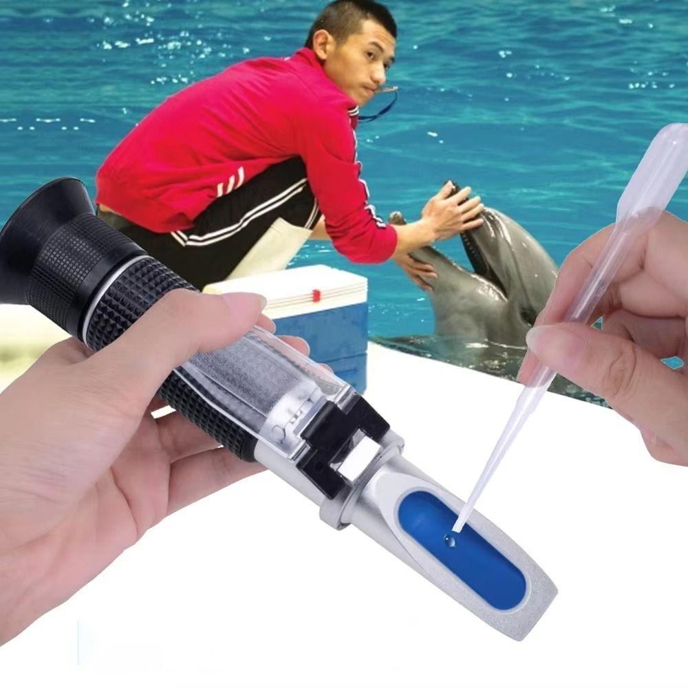 Prism Refraction Sea Salinity Meter 0~100‰ Salt Concentration Tester  Aquarium