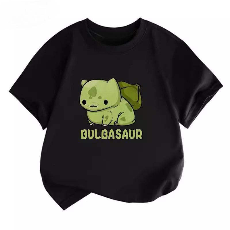 Potdemiel Summer New Pikachu Kids 100 Cotton TShirt Comfortable and Breathable Suitable for Boys and Girls