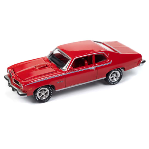 Johnny Lightning 1/64 Scale Pontiac GTO 1974 Red Diecast Car