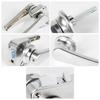 RV Toilet Door Lock Bathroom Door Lock Yacht RV Caravan Boat Latch Handle Knob Locks For Furniture Hardware Accessories