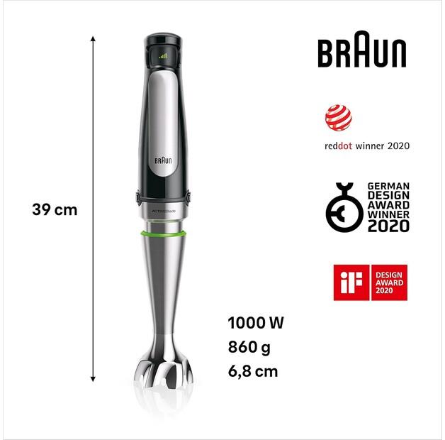 Immersion Blender Braun MQ 7035XBI MultiQuick 7 with Attachments