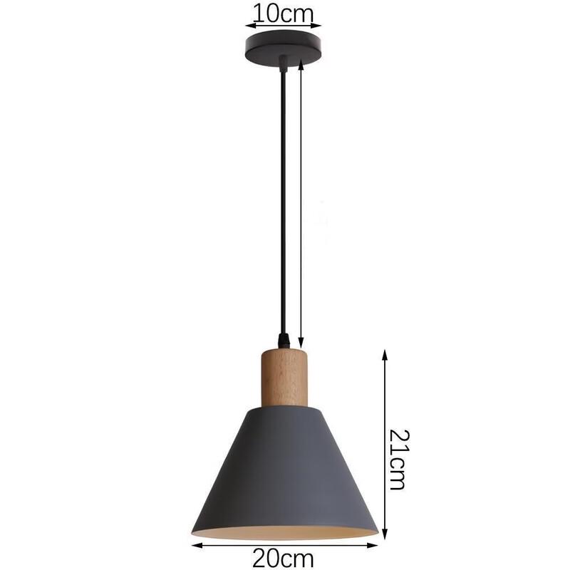 Oeny Simple Macaron Single-Head Pendant Light