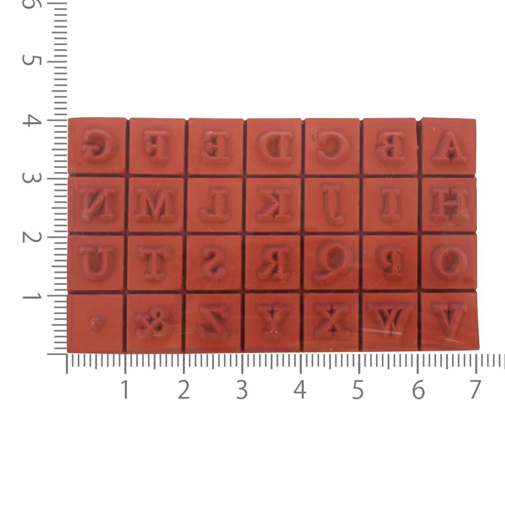 Kodomonookao Petit Letter Stamp Set (Large) [Uppercase Alphabet] 1234-016