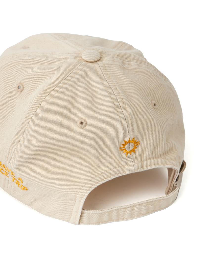 HELLO SUNRISE H Logo Cotton Ball Cap_Beige