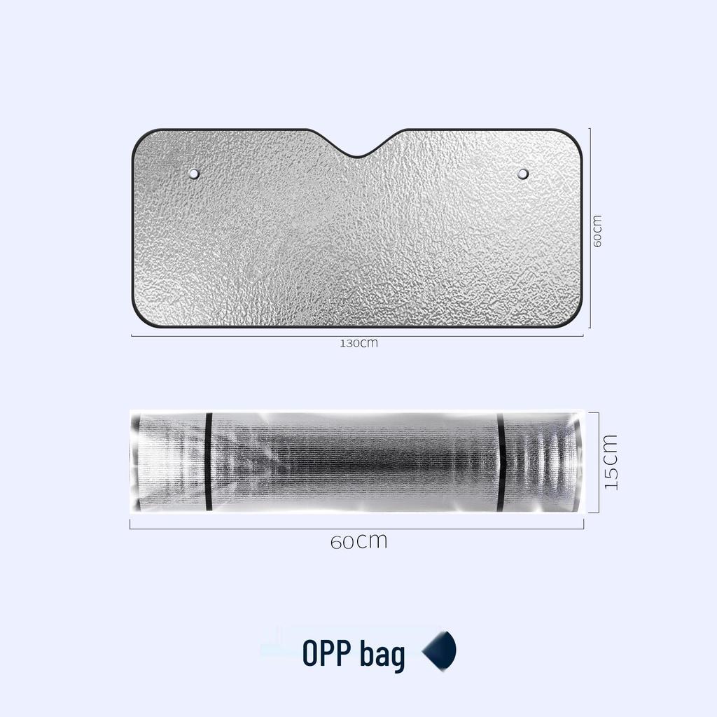 Car Windshield Sunshade Snow & Frost Shield, Aluminum Foil Protection