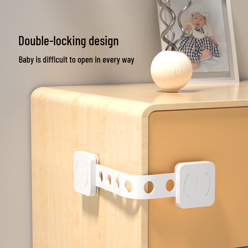 

Детский замок безопасности для ящиков и шкафов - Защита рук от защемления для раздвижных дверей и холодильников.