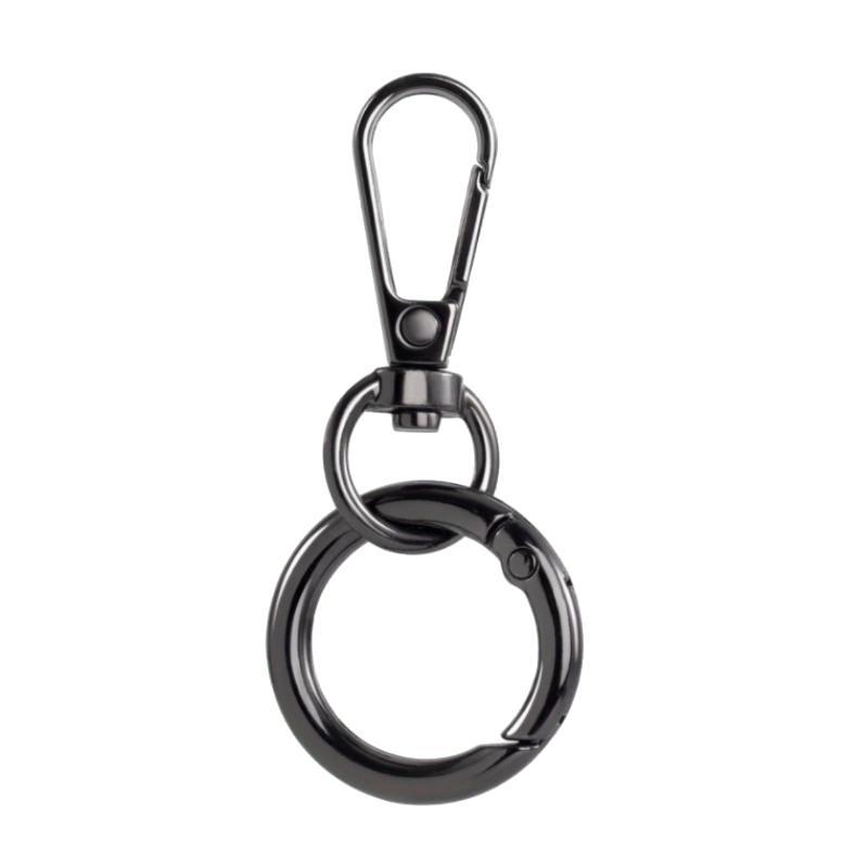 1/3/5Pcs Swivel Clasp Clip Metal Connecting Buckle Snap Hooks Double Opening Key Chain For Diy Crafts Lanyard Accessories