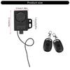 Double Remote Control Security Alarm System 1 Touch Activation Waterproof Strong Anti Theft for Electric Tricycles
