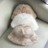 Damen Herbst/Winter Verdickter Imitations-Fuchsfell Eimerhut - Modisch, Warm, Einfarbiges Design