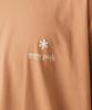 Snow Peak Soft Cotton Relaxed Logo Short Size Orange T-Shirt TS-25AU006, Sleeve, Men's/Women's, S,