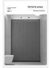 Foldable No-Drill Shower Curtain and Blackout Partition