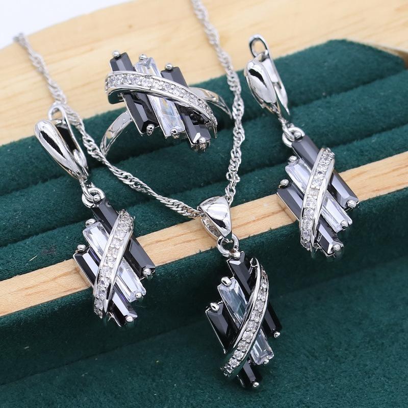 Ring Necklace Earring Bracelet Set