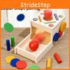 Wooden Educational Toy With Color Matching Coin Box For Early Learning
