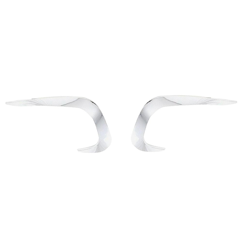 

Chrome/Carbon Fiber Front Fog Lamp Light Eyebrow Cover Trim Front Bumper Cover Foglight Trim For Mercedes-Benz GLB200 2020+