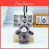 Rabbit Giraffe Cute Panda Animal Plush Keychain Toy Decoration Gift Keyrings