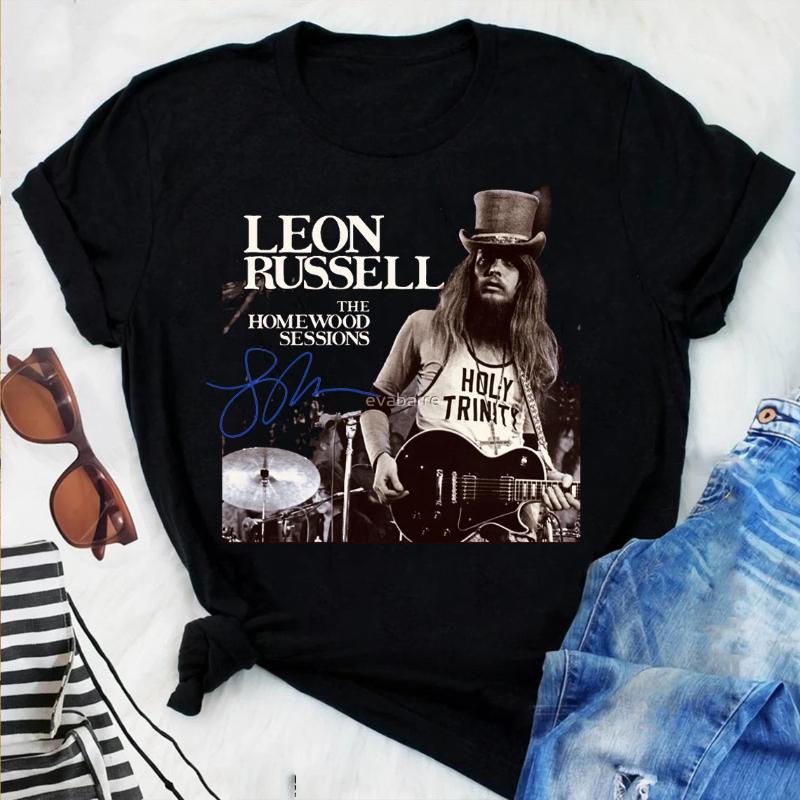 New LEON RUSSELL Tshirt Tee Unisex Short Sleeve All Size S To 4XL New SpringSummer Arrivals