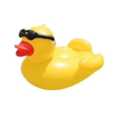 79in Inflatable Pool Float Huge Duck Pool Tubes Fun Beach Floaties Summer Pool Raft Lounger