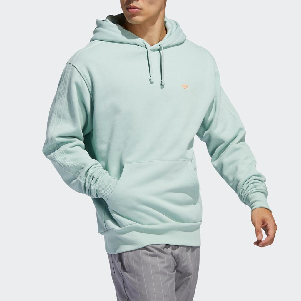 Adidas Originals Shmoo Hoodie Casual Sports Knit Hooded Sweatshirt Men Tops Light-Green FM1389