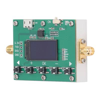 Digitaler Dämpfer 6G RF Programmierbares Modul 30DB Schrittweite 0,25DB Organische Leuchtdioden Anzeige CNC Gehäuse